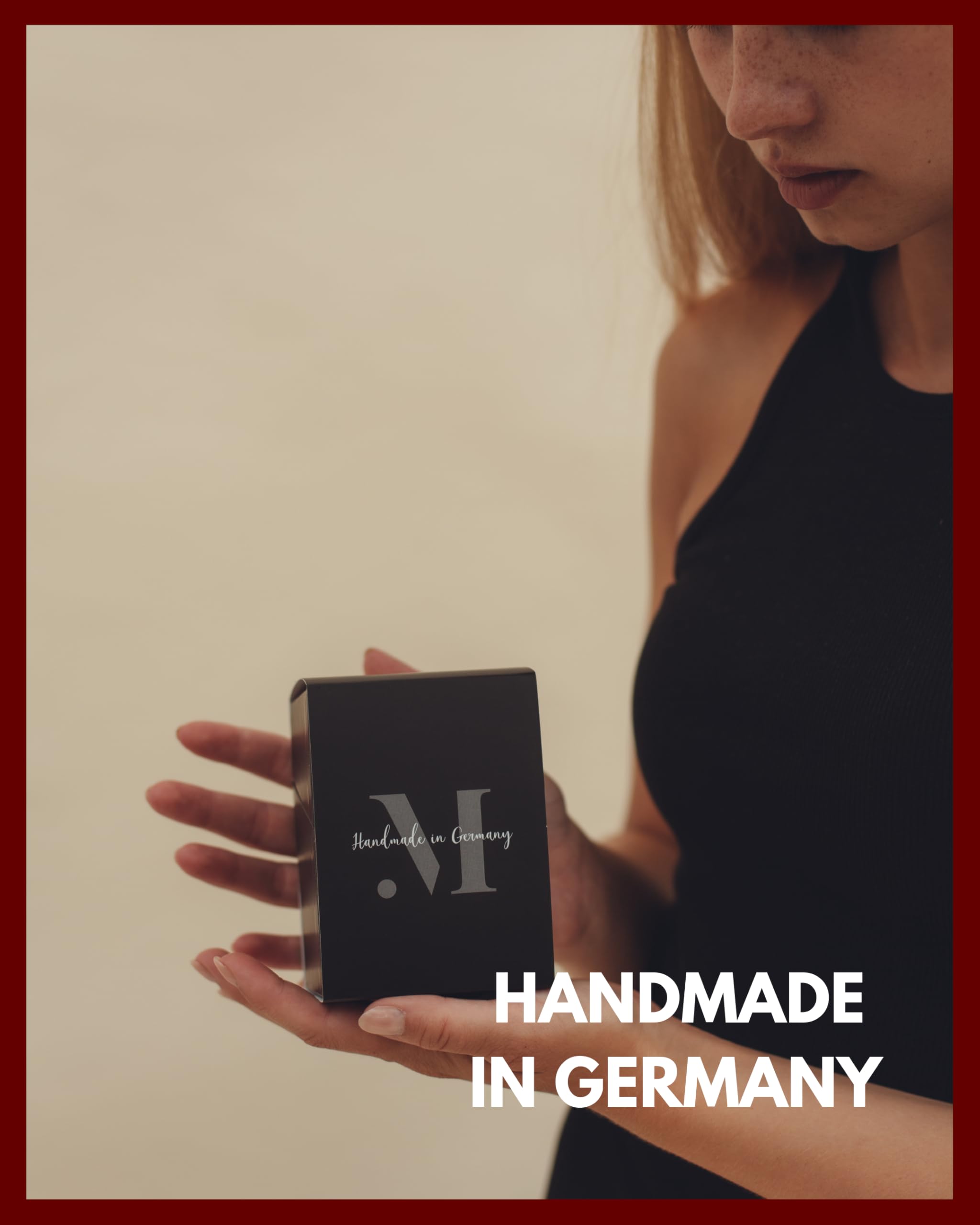 Scatola di rose con rosa infinita resistente e bracciale a cuore per donna I Scatola di gioielli con bracciale a cuore I Fatto a mano in Germania