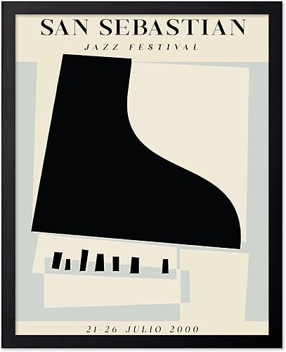 Miniatura 38 de Poster Master Póster de música vintage de 4 piezas, impresión de instrumentos retro, arte de pared sin marco de 8 x 10 pulgadas, regalo para