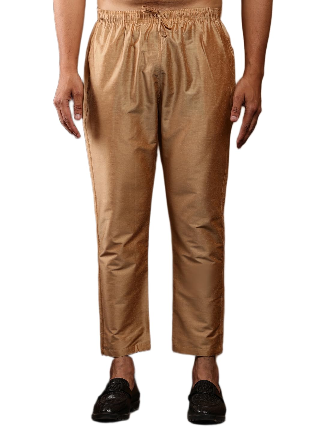 ms multi shades Men's Gold Viscose Blend Churidar Pants-picture-32
