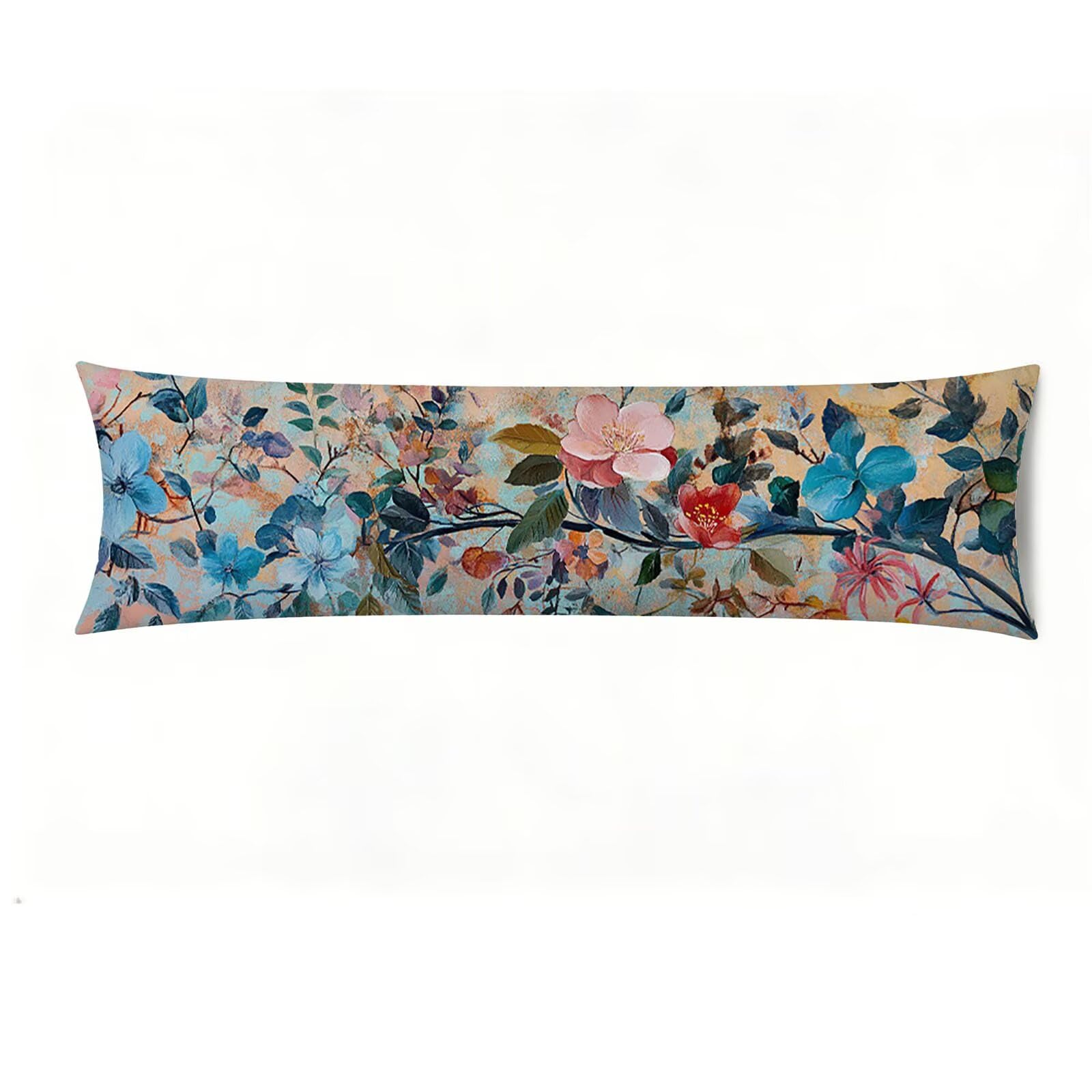Taie de traversin 40x145 cm haut de gamme en velours Fleur Usine