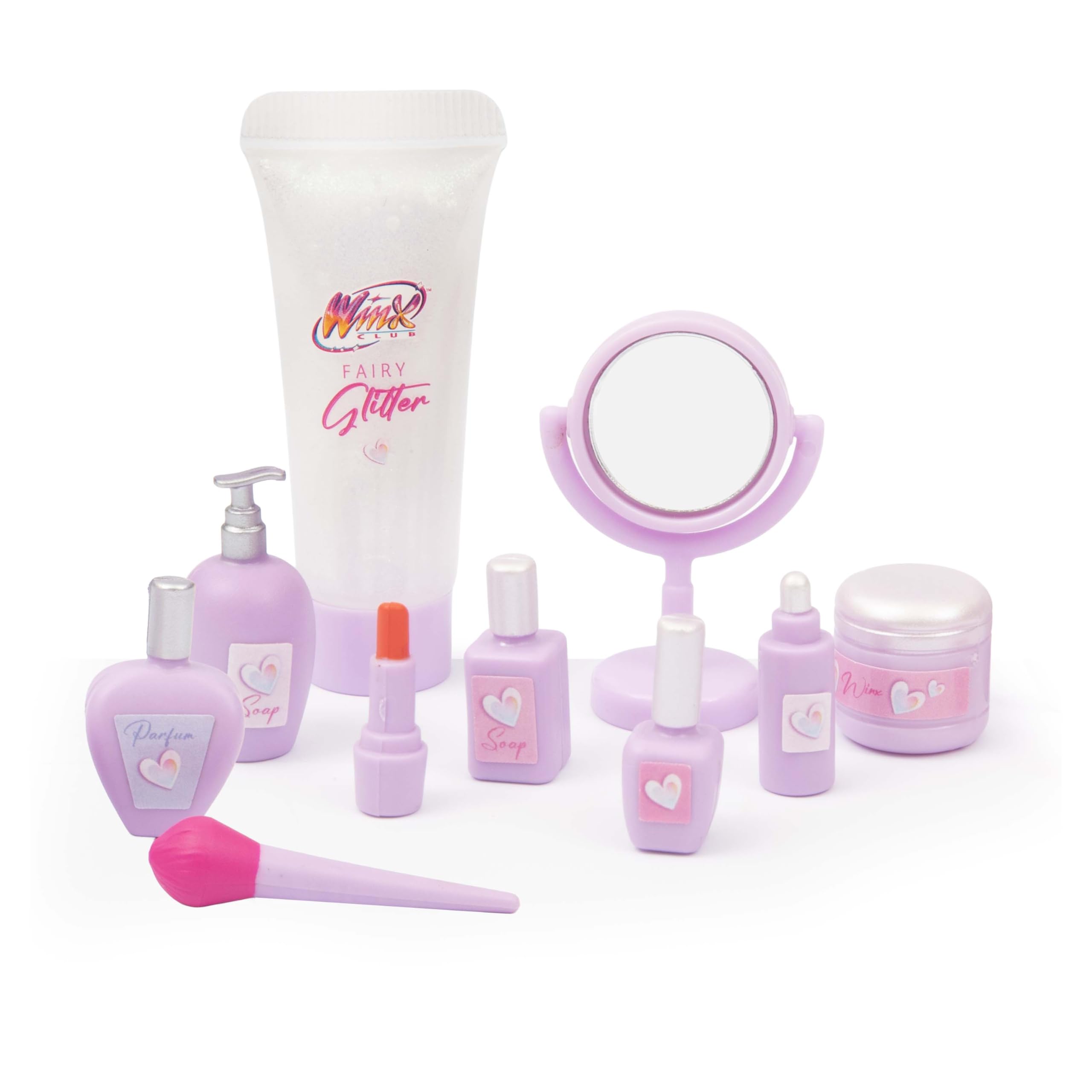 Winx Club Beauty Pop Doll Bloom with Fashion Concert Outfit & Glitter Gel - Poupée de fée entièrement articulée avec Accessoires de beauté - Jouet Officiel pour Filles - Âge 4+