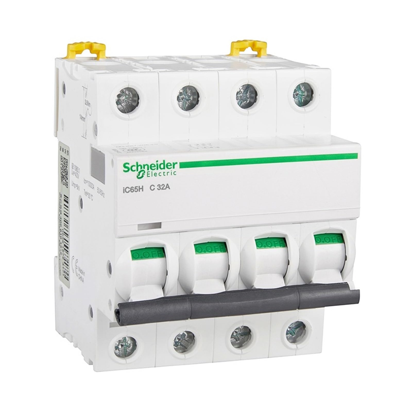 Disjoncteur IC65H 4P C20A 10kA A9F28420 interrupteur magnétothermique triphasé