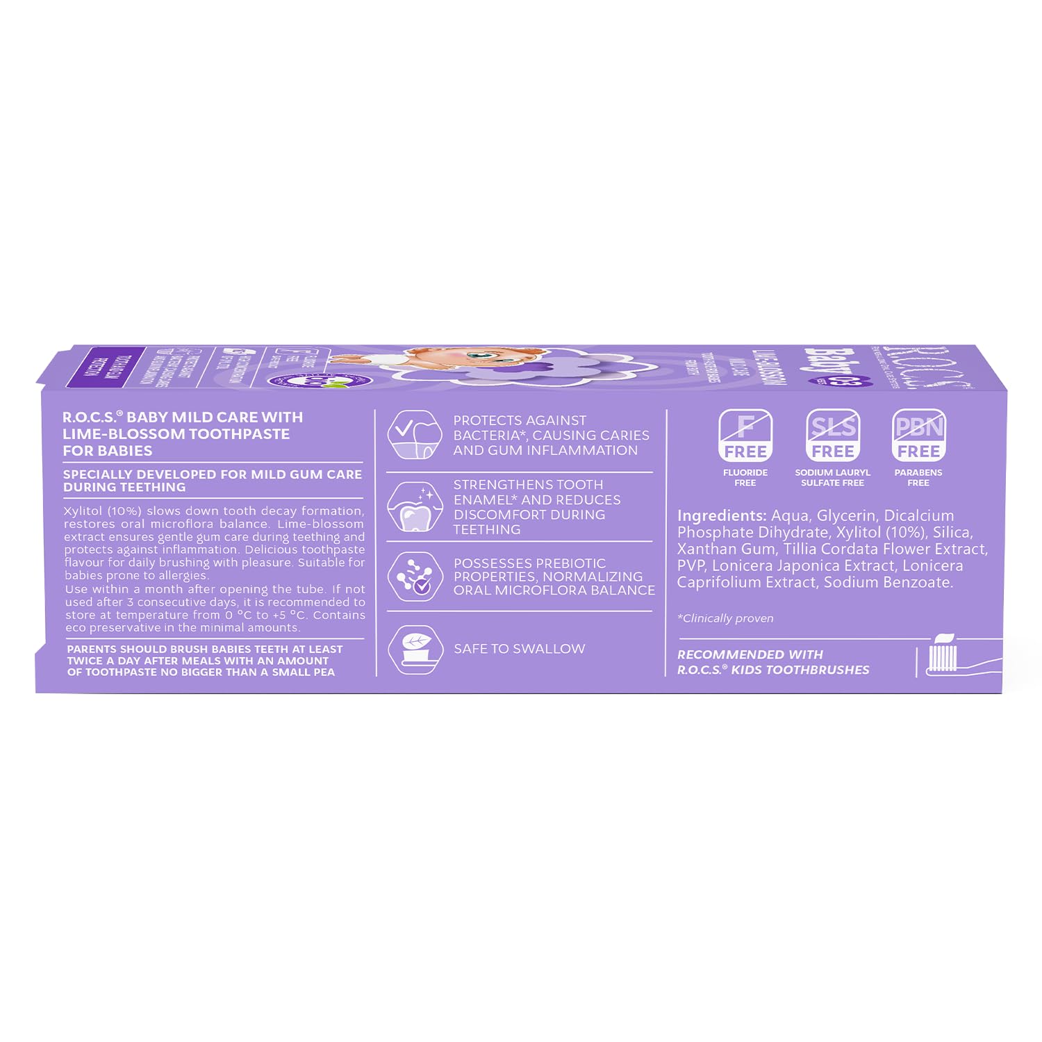 R.O.C.S. BABY Lime Blossom (Aromat Lipy) - pasta dla dzieci 0-3lat, 35 ml