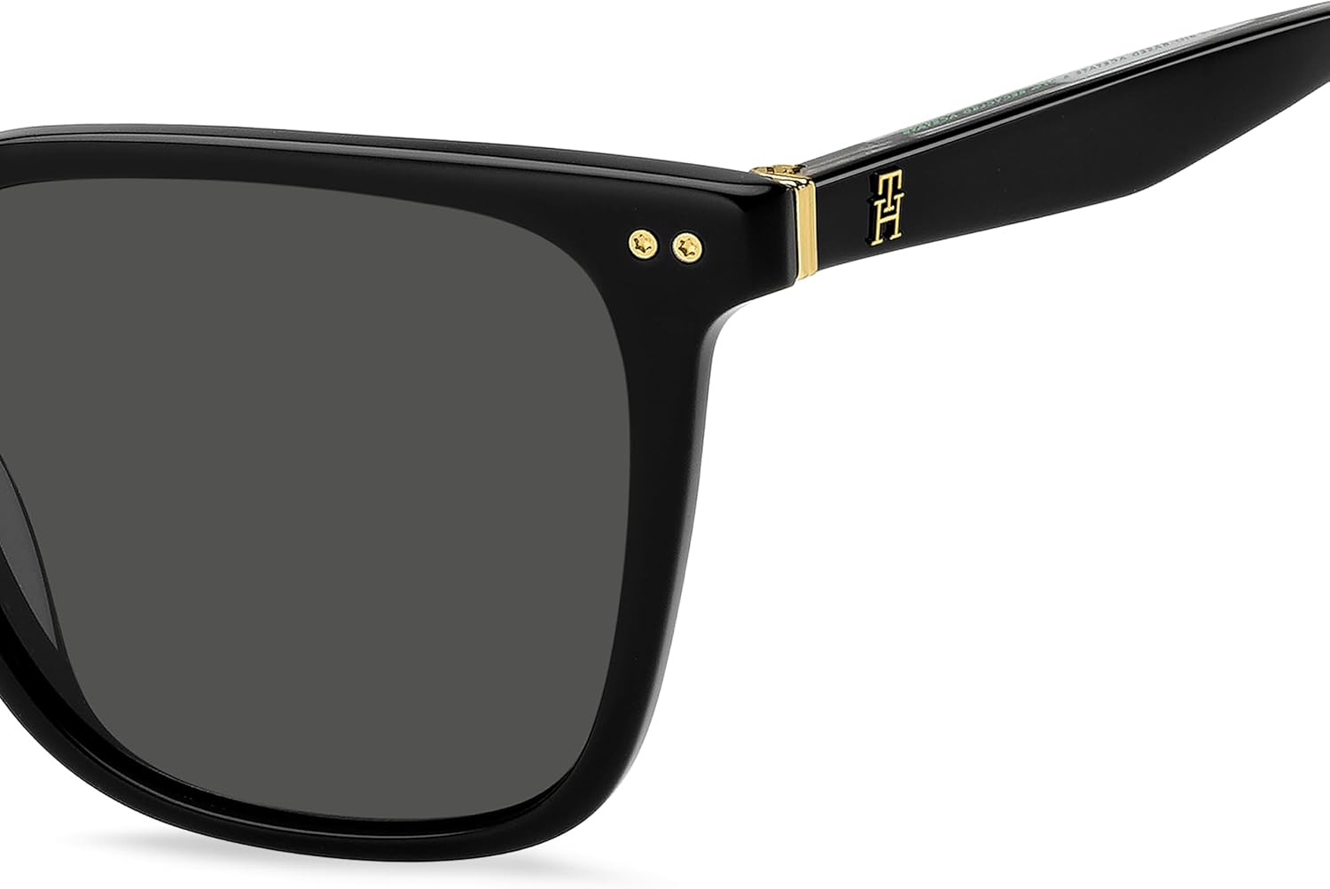 Tommy Hilfiger Men's Classic Rectangular Sunglasses, 807, 53