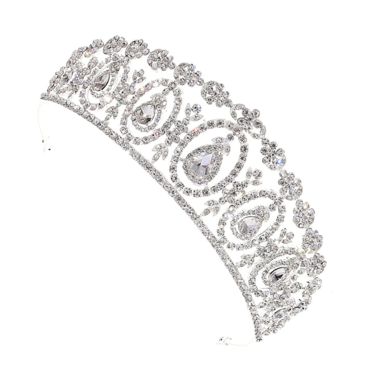FRCOLOR 3 Pezzi Cerchietto Con Di Strass Stile Barocco Per Da Sposa Accessori Per Da Donna