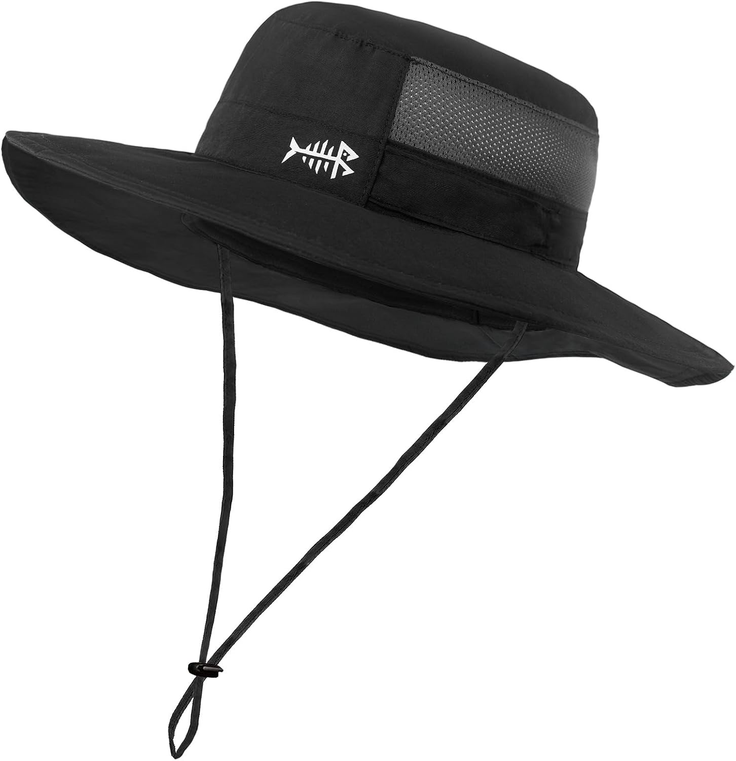 BASSDASH UPF 50+ Sun Fishing Hat Water Resistant with Detachable Neck Flap