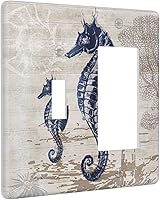 Vista 40 de Cubierta de interruptor de luz de palanca de hojas tropicales negras y doradas, hoja de palmera, decoración de 1 cuadrilla, placa frontal eléctrica