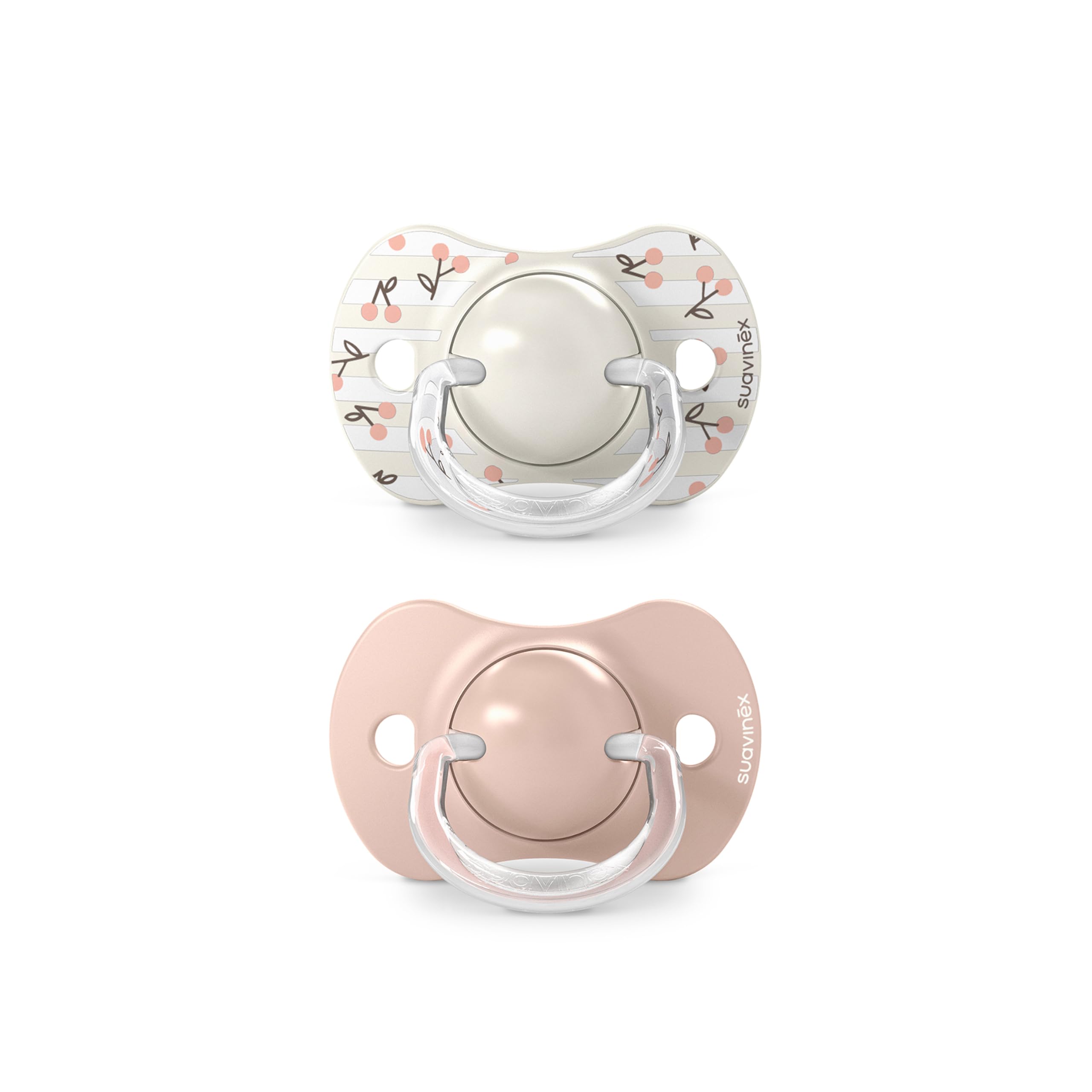 Suavinex, Pack de 2 Chupetes para Bebés 0/6 Meses y Recién Nacidos, con Tetina Fisiológica de Silicona SX Pro Simétrica, Plana y Flexible, Respeta el Desarrollo Bucodental, Birdies Rosa — view 8