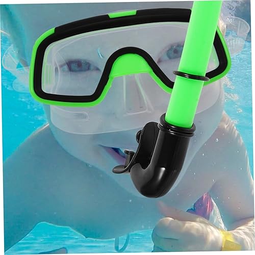 Miniatura 8 de Mikikit Juego de máscara de snorkel con aletas de natación, equipo de esnórquel para edades, lente resistente a los impactos, gran ángulo de visión,