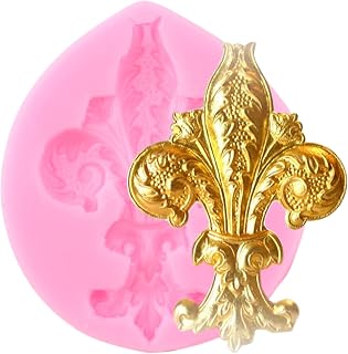 Baroque Style Scroll Relief Cake Decoration Fondant Molds For Cupcake Topper Candy Chocolate Gum Paste Polymer Clay