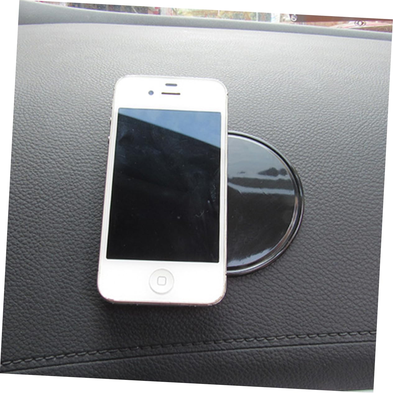 SEWACC 10pcs Round Slip Mat for Car Dashboard Non Slip Phone Holder Pad for Keys Perfume Durable Elastic Design