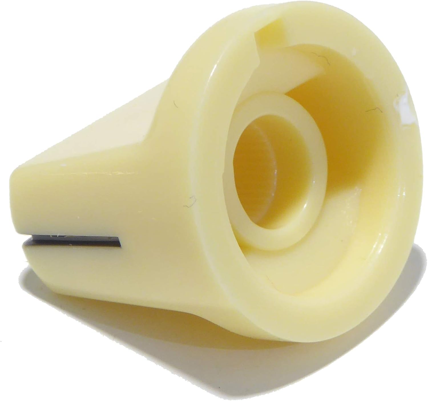 Pair of Ivory/Cream Superior Quality Guitar Knobs - pedal or amplifier 1510 - Image 3