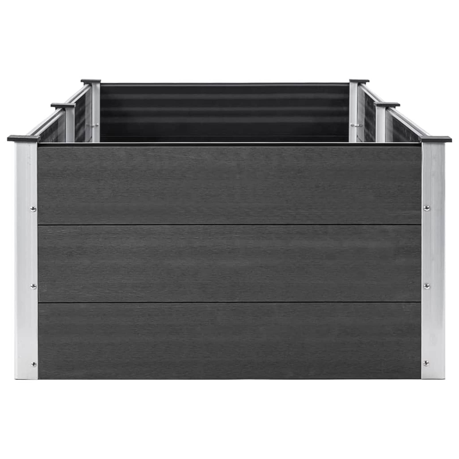 Chusui Arriate, Mesa De Cultivo, Huerto Domestico, Cultivo De Plantas Aromaticas, Arriate De Jardín, de WPC Gris 250x100x54 cm