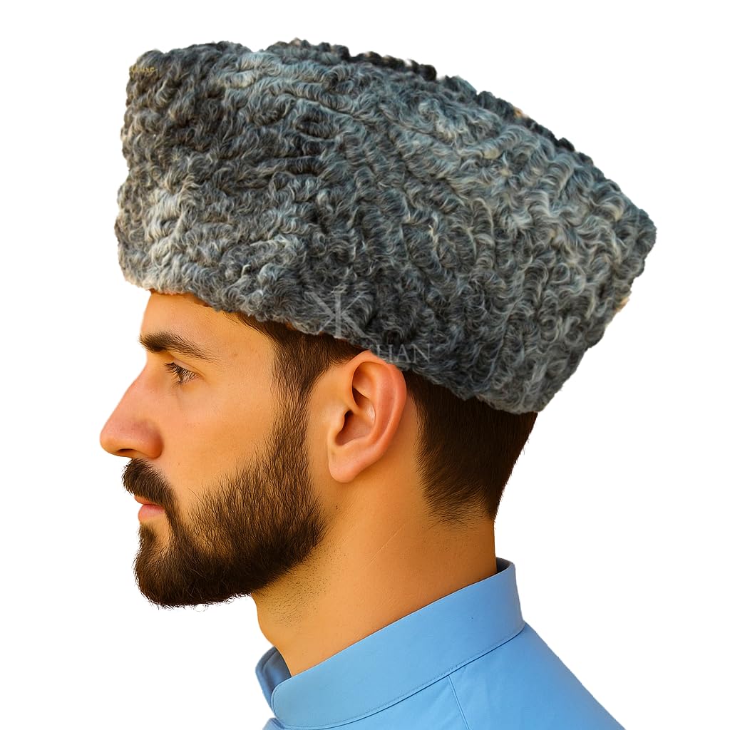 The Miya Store Royal Handmade Karakul Cap with Qualib Built � Premium Fur, Luxury Inner Lining, Traditional Heritage Design for Men (High End Version)-image-46