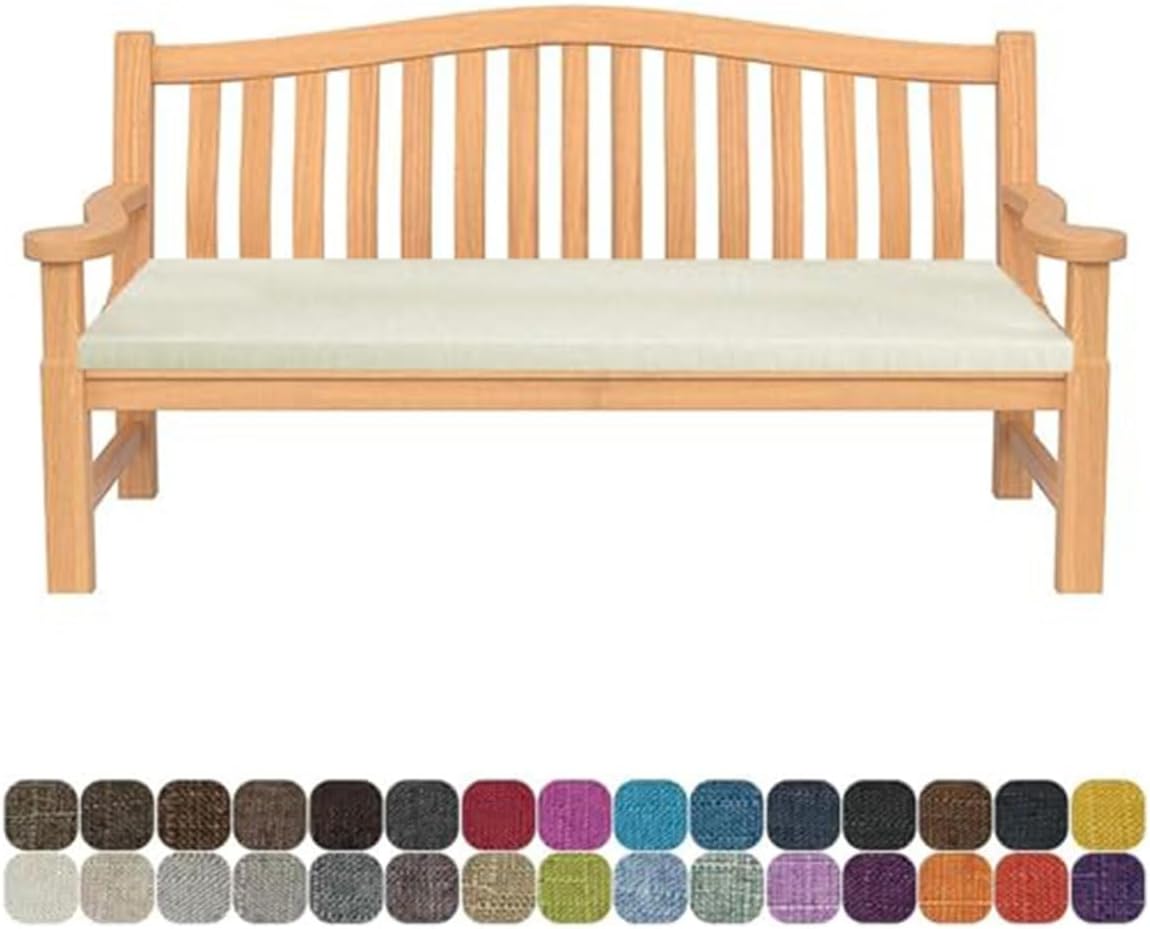 Bench Cushion Outdoor/Indoor Patio Porch Swing Cushions Bay Window Seat Furniture Cushion Non-Slip with Zipper(Agate,47x13x2in)
