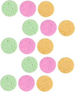 15Pcs Round Makeup Powder Puff for Face Clean...