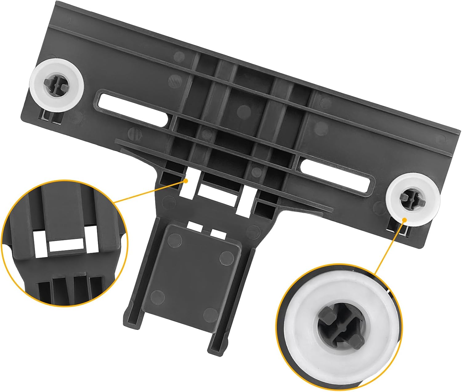 1 Kit Pack Dishwasher top rack part W10350375,dishwasher parts includes W10195839 & W10195840 & W10508950 & W10250160, dishwasher rack fit for Whirl-pool Ken-more WDT750SAHZ0 WDT970SAHZ0