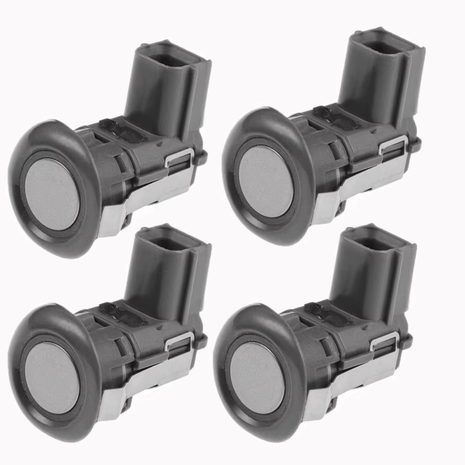 PDC Parking Sensor Per Mitsubishi Per ASX Per Lancer 2Pins | Sensore Di Parcheggio PDC Sensore Di Controllo Della Distanza Radar Di Retromarcia Di Parcheggio 8651A056(Black,4pcs)