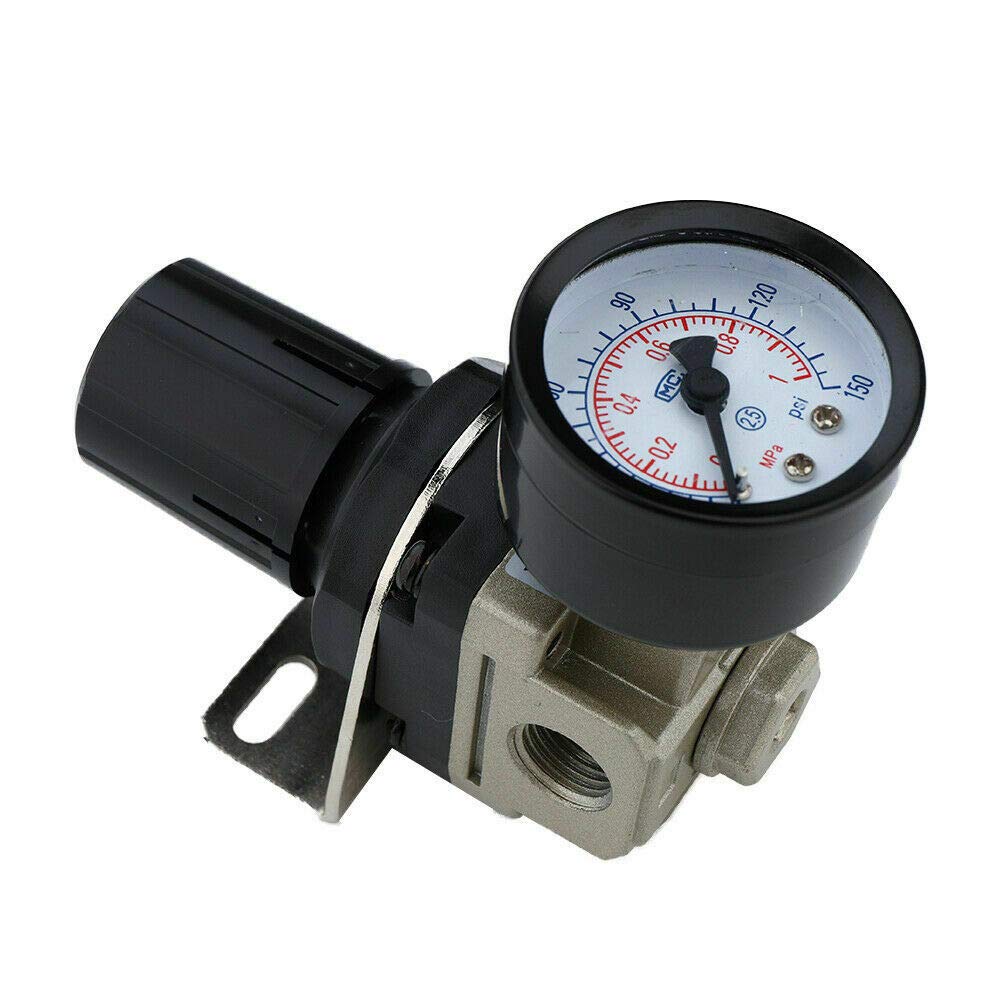 Détendeur de filtre à air Riloer AR2000-02 avec filetage 1/4BSP avec manomètre et support