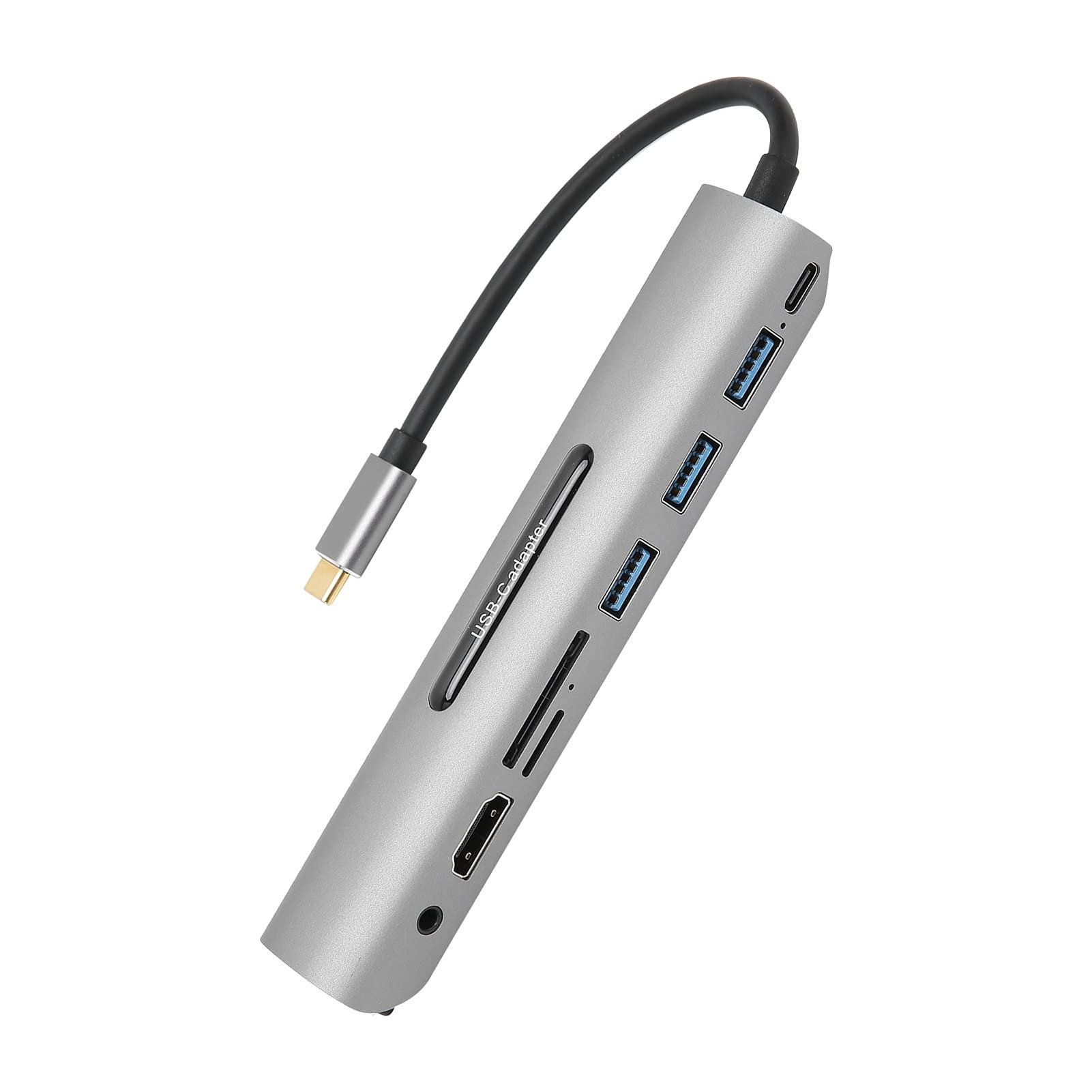 Convertitore Docking Station 9 in 1 di Tipo C Uscita 4K HD per Laptop, Telefoni, Tablet Lega di Alluminio per Impiegati