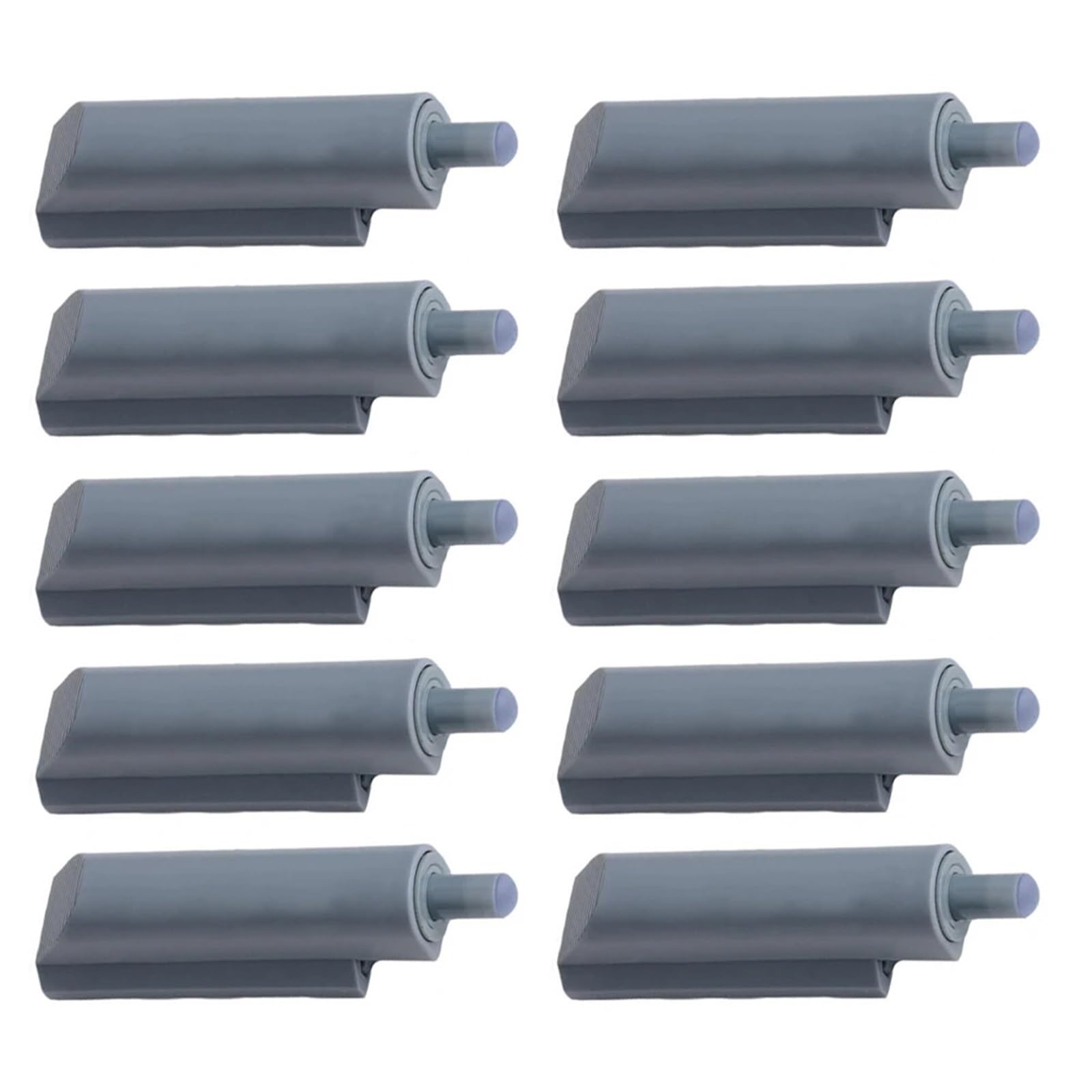 Yusuzh Dark Grey 6Pcs Cabinet Push To Open Door Catches Soft Close Retrofitting Pressure Opener Furniture Damper Simple Installation For Cupboard(Dark Grey)