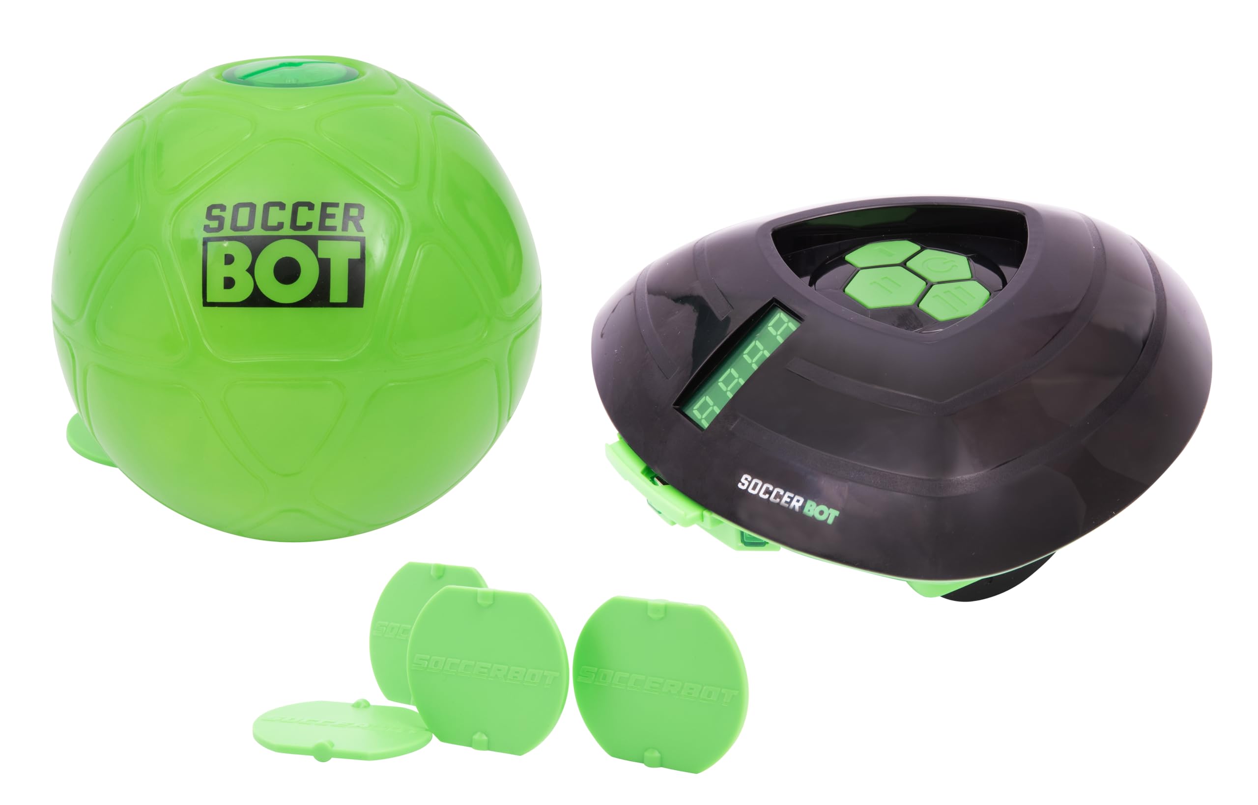 Smart Ball - SoccerBot, Pallone da Calcio Smart e Bot Interattivo, 3 velocità, Giochi in Casa, Pallone per Bambini e Ragazzi, Allenamento Calcio, Gioco per Bambini dai 6 Anni
