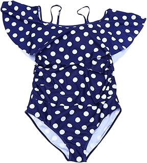 KOMBIUDA Maiô Para Gestante Maiô De Um Ombro Maiô Para Grávidas Maiô Para Gestantes Maiô Para Gestantes Biquíni Para Gestantes Babados Grandes Maiô Para Gestantes Biquíni