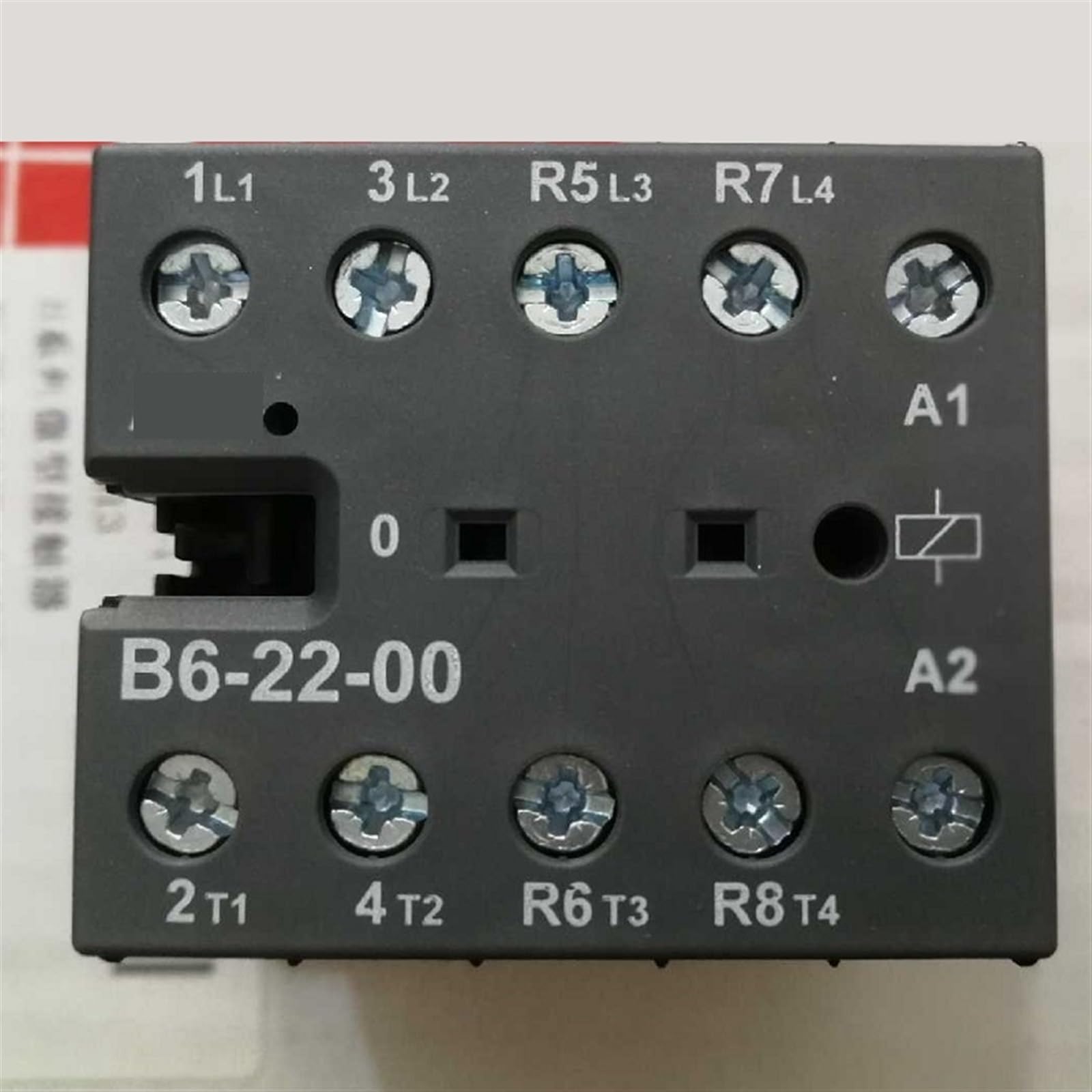 HUUOQIWY B6 B7 4-Pole Mini Contactors AC Operated B6-22-00 B7-22-00 1Pcs(B7 220...240v)