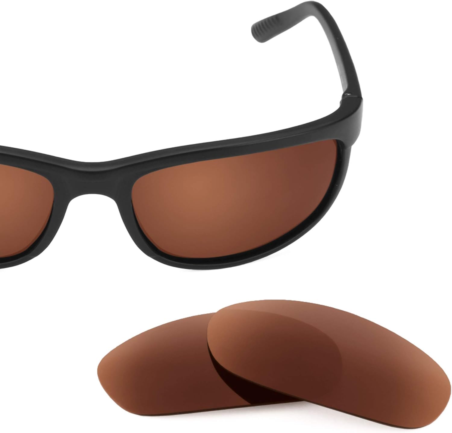 Revant Replacement Lenses for Ray-Ban Predator 2 RB2027 62mm Sunglasses - Elite Polarized Dark Brown