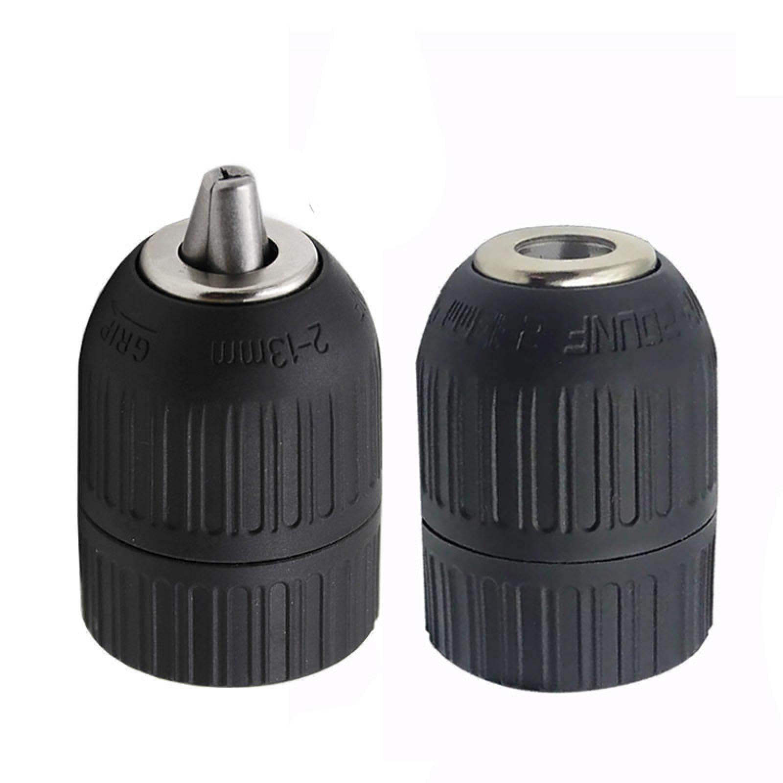 Uchwyt wiertarski bezkluczykowy 2-13 mm Konwerter 1/2"-20 gwintów Adapter szybkiej wymiany Klucz udarowy sześciokątny 1/4" Wiertło (adapter uchwytu SDS)