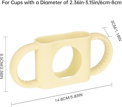 Miniatura 2 de NiHome Asa de Vaso Compatible con Stanley Quencher de 14oz, Adecuado para Tazas de 12 a 15oz Zak Owala para Niños, Accesorios de Asa, Asas de Vaso