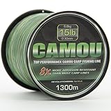 Karpfenschnur Camou 1300m 0,30 mm 15lb 6,8kg