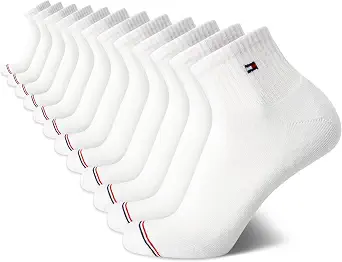  Mens 12 Pack Cushioned Performance Quarter Ankle Socks