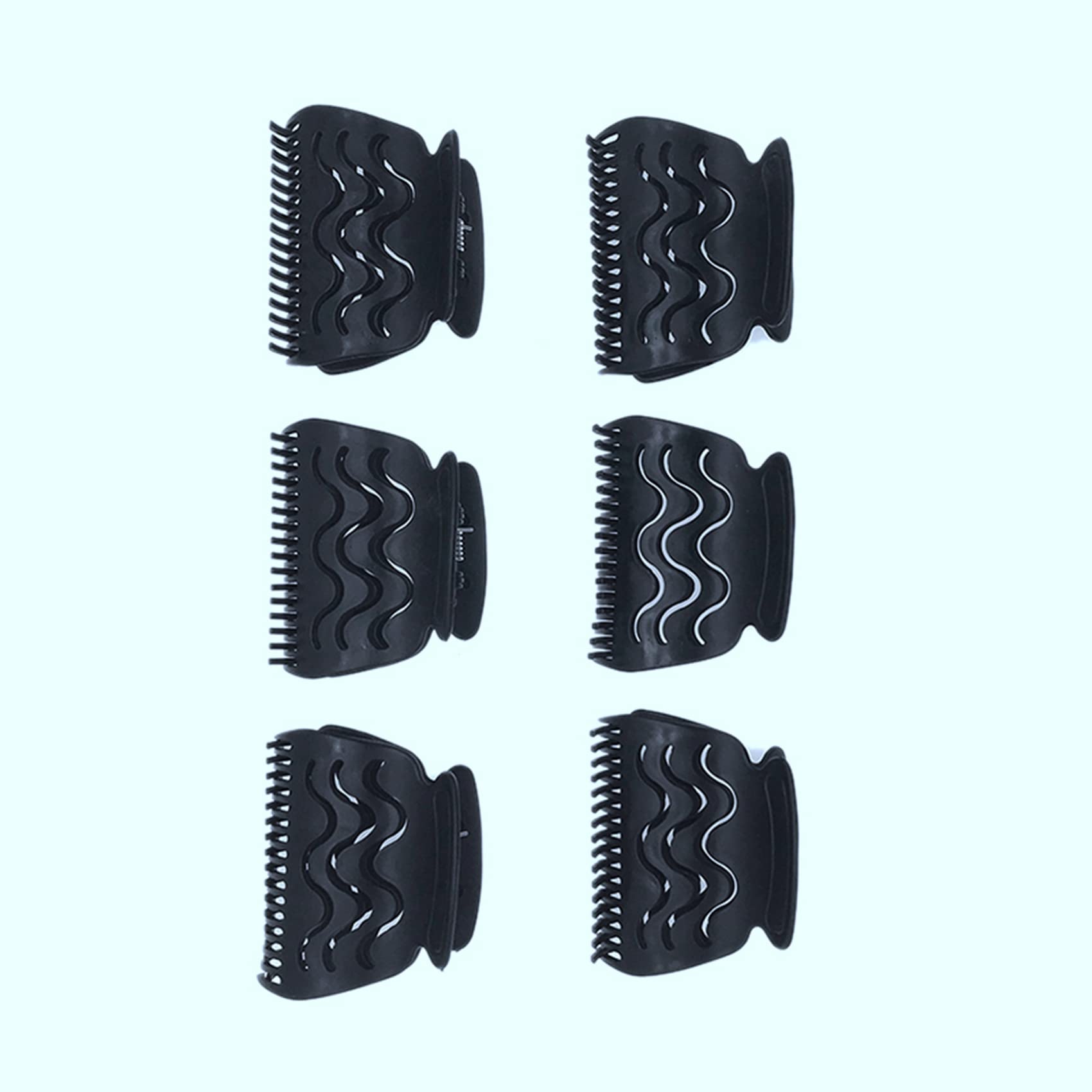 12 Teile/Satz 3 Größen Abnehmbarer Locken Wickler Pinsel mit Positionierungs Klammern Aluminium Keramik Locken Wickler Kamm Friseur
