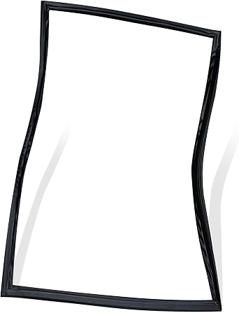 Upgraded Whole Parts Black Refrigerator Freezer Door Gasket Magnetic Strip Inside Part # WPW10436250 Compatible with Select Amana, JennAir, Kenmore, KitchenAid, Maytag, and Whirlpool Models