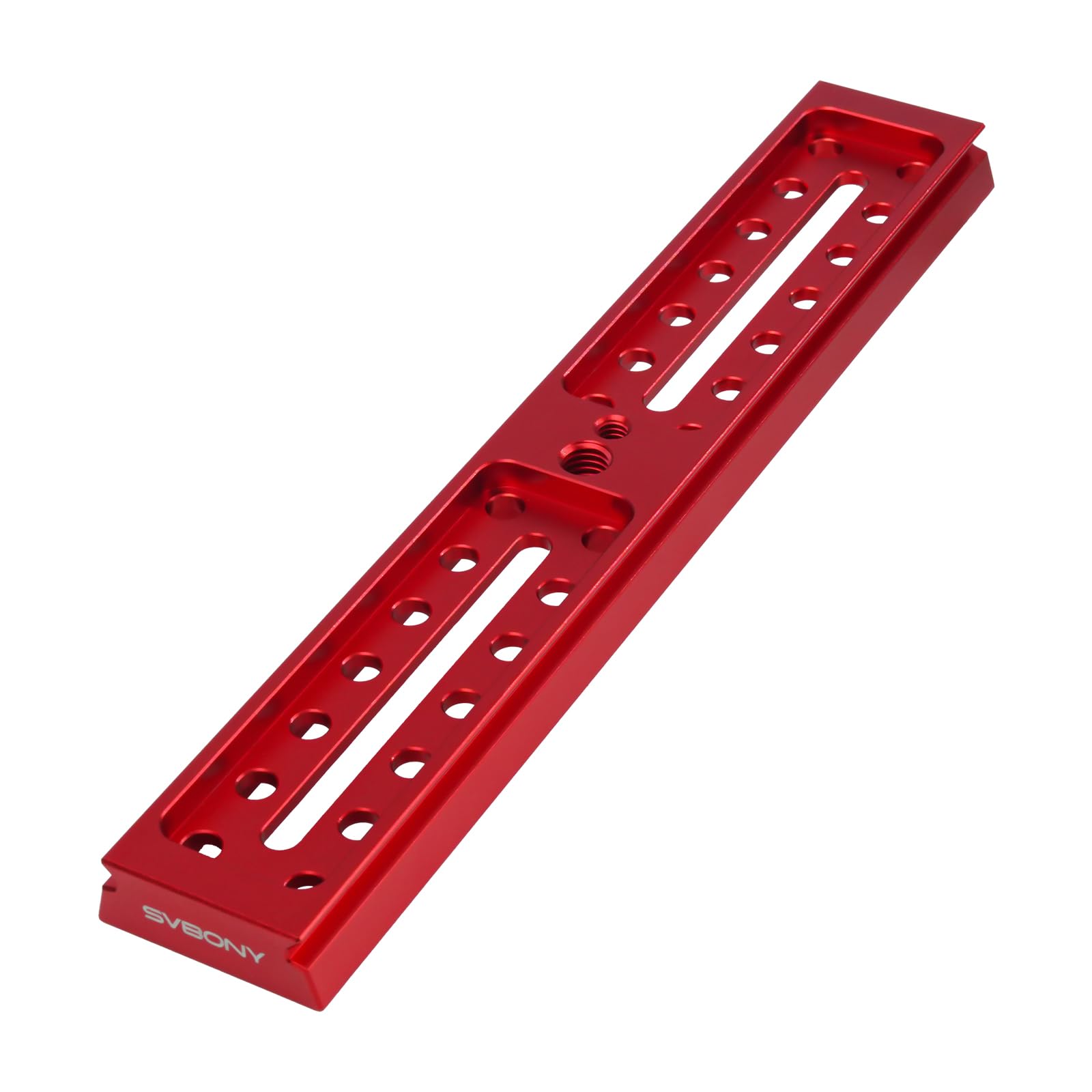 Svbony SV239 Plaque à Queue d'aronde pour Télescope, Compatible avec Vixen/Synta et Arca-Swiss, 254mm et Plusieurs Trous de Vis, Accessoire pour Télescope pour l'observation Astronomique