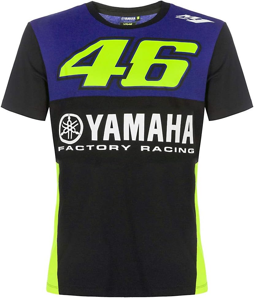 Valentino Rossi Yamaha T-Shirt VR46 MotoGP Factory Racing Team Official 2019