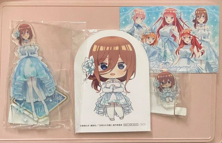 非売品★A賞★　五等分の花嫁 　ティーパーティー　中野三玖　ミニスタンディパネル 非売品 A賞 五等分の花嫁 五つ子のティーパーティー 中野三玖