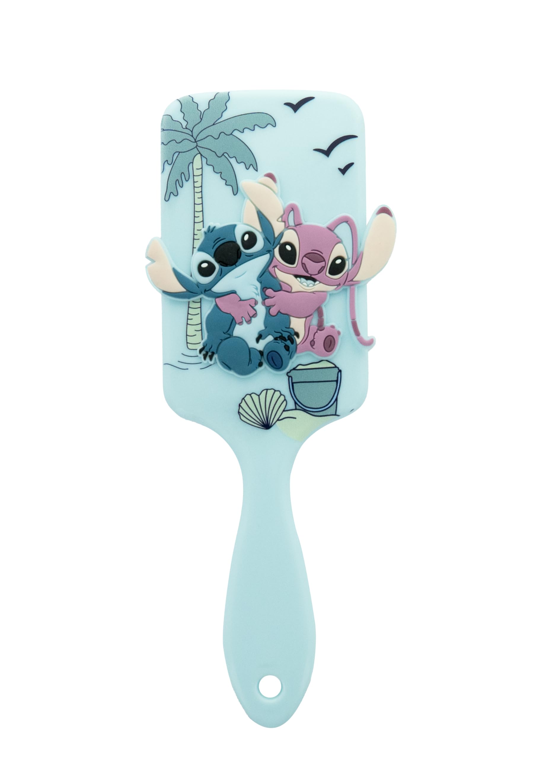 Disney STITCH - Detangling Hair Brush - Lilo & Stitch - Stitch & Angel - Official Product Disney
