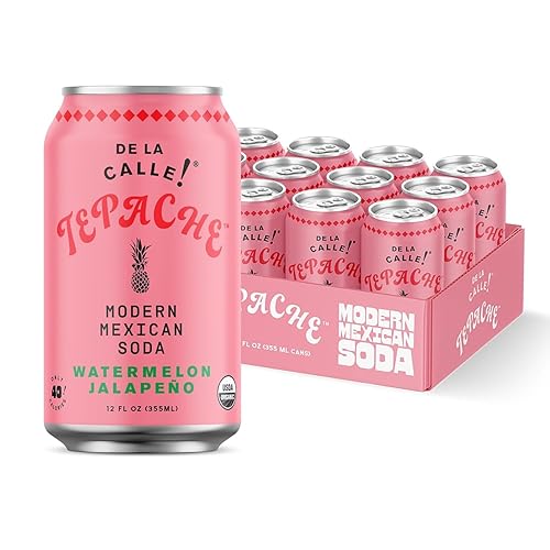 Miniatura 61 de De La Calle Tepache - Lima de pomelo - Soda mexicana moderna - Bebida espumosa de piña fermentada artesanal - Orgánica certificada, rica