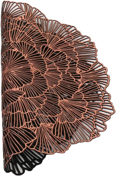 Miniatura 3 de Hot Gold - Juego de 4 manteles individuales antideslizantes con aislamiento térmico, fáciles de borrar, lavables, para el hogar, la cocina, la mesa,