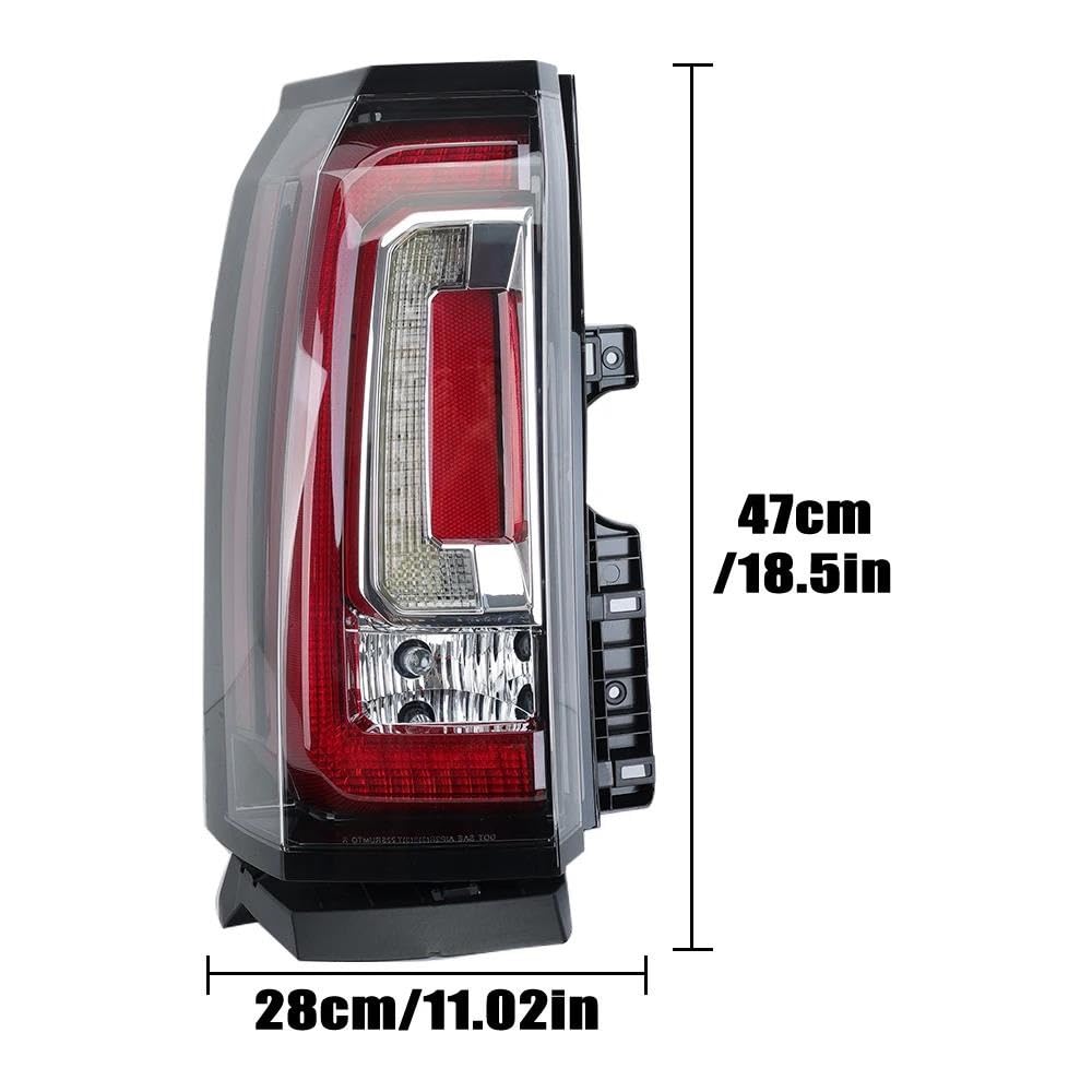 Auto Luci Posteriori Per Chevy Per Tahoe Per Suburban 2015-2020 Luci Posteriori Luci Posteriori Lampada Di Coda Lampada Di Guida Lampada Di Frenata Lampada Di Retromarcia fanale posteriore per auto