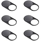Upgrade Magnetic Webcam Cover, [6-Pack] 0.023 inch Metal Camera Cover Slide for Mac, iPad, MacBook Pro, MacBook Air, Laptops, PC/Computer, Tablets, Web Blocker Protect Your Privacy