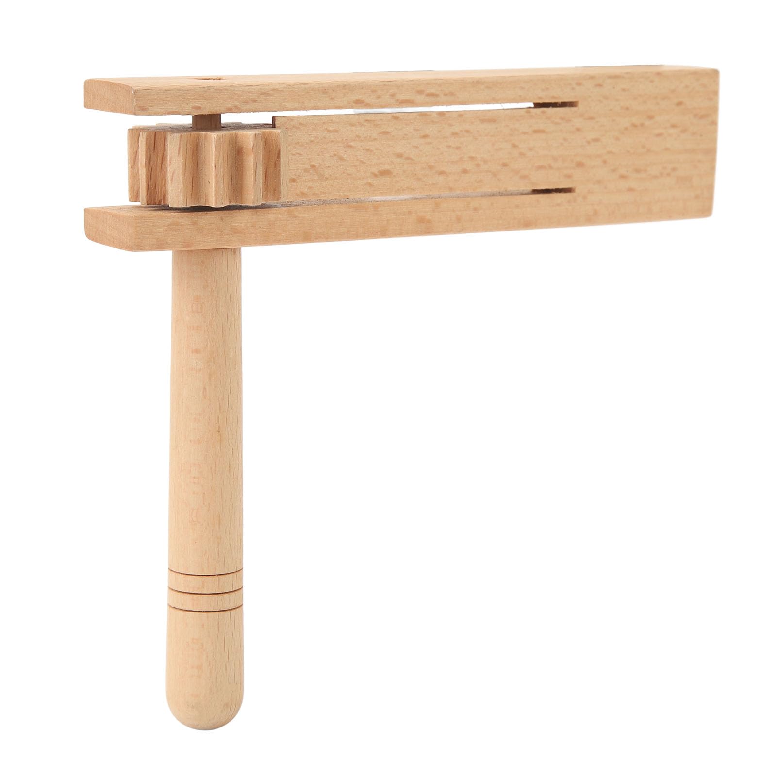 Wooden Ratchet Noise Maker Orff Hand Noisemaker Toy with Fine Polishing for Sporting Events,Games - Image 4