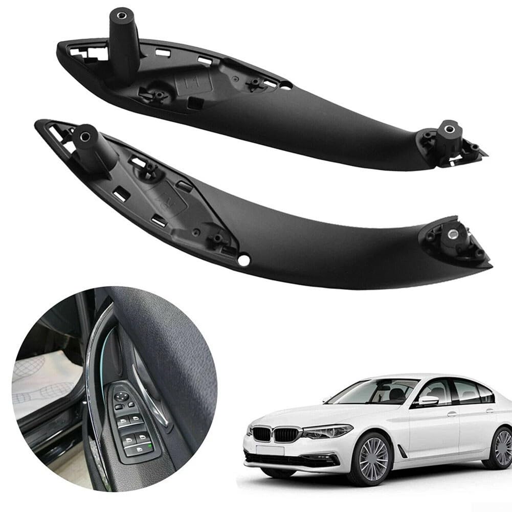 Paquete de 2 tiradores de puerta interior delantera izquierda y derecha para BMW Serie 3 (F30/F31/F34/F35) y Serie 4 (F32/F33/F36) 2011-2017
