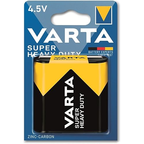 Varta 42341 Superlife Zinc Carbon Battery, 4.5 V, Yellow