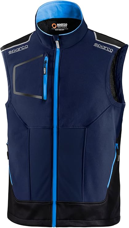 Sparco Knitted Cotton Vest ZWART