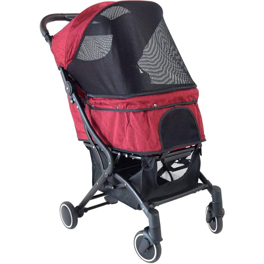 Amazon | タンスのゲン 折りたたみ ペットカート 4輪 前輪