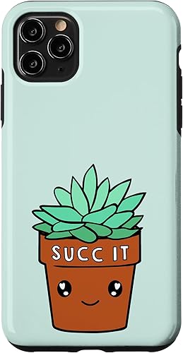 Vista 13 de iPhone 16 Succ It - Cute Succulent Plant Lovers Gardening Theme Case
