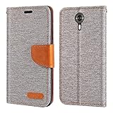 Shantime Étui Portefeuille Tissu Oxford Compatible avec Wileyfox Swift, Coque Magnétique Durable avec Fentes Cartes et Support(Gris) Shantime Étui Portefeuille Tissu Oxford Compatible avec Wileyfox Swift, Coque Magnétique Durable avec Fentes Cartes et Support(Gris)